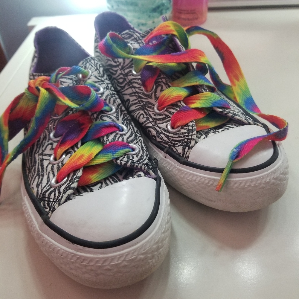 Zebra Converse Shoes